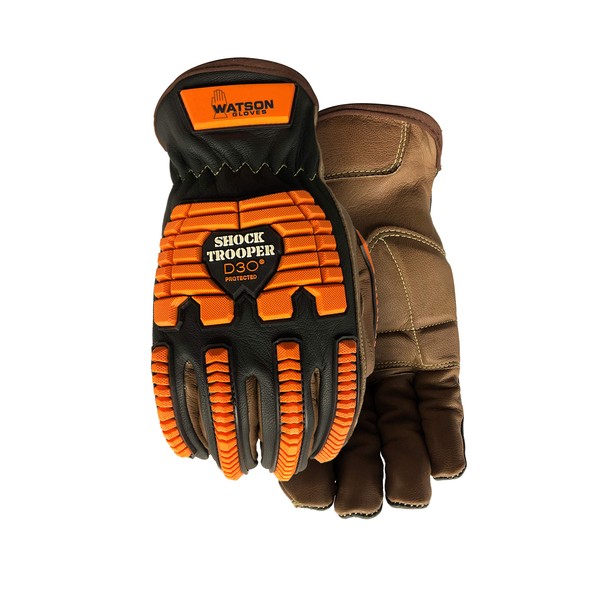 Watson Gloves Shock Trooper Glove - Goatskin Leather, Cut Resistant,