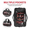HAUTMEC Pro 16-inch Wide Mouth Tool Bag With 47 Pockets,