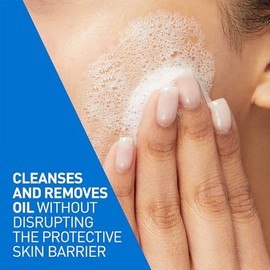 CeraVe Gel Limpiador Espumoso Diario para Uso de Día o Noche, para Piel Mixta, Grasa o con Acné, Anti Puntos Negros, Hipoalergénico y Libre de...     