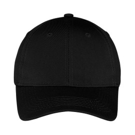 Port & Company Youth 6Panel Twill Cap YCP80 - Black