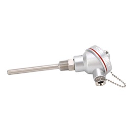 PT100 Temperature Sensor Probe 10 X 100mm PT1/2in Thread 3W Thread Thermocouple Terminal Head