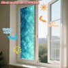 IVN Stained Glass Window Film 17.7x39.3 inch Decorative Window Privacy
