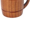 Wooden Beer Mug with Handle 300ml Prevent Scald Carved Drinkware
