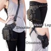 Steampunk Riñonera Riñonera para muslo, bolso de piel gótico para