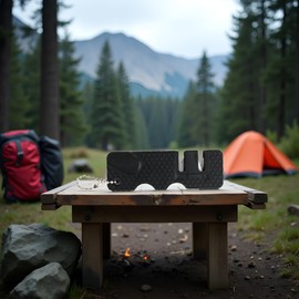 Black Pocket Knife Sharpener - Keychain Multi-Purpose Tool for Camping and Kitchen | Handheld Portable Sharpener for Hunting, Chef Knives,Outdoor Gear, Kitchen Gadgets