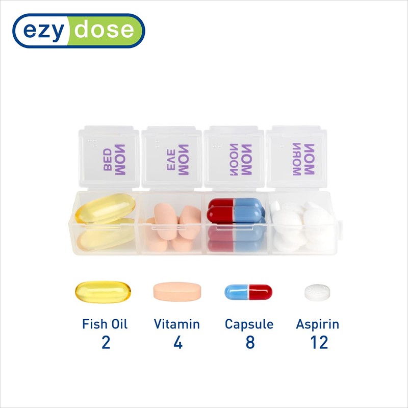 EZY DOSE Weekly (7 Day) 4 Times a Day Push