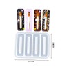 MEJULY 3PCS Hair Clips Silicone Molds Resin Acrylic Hairpin Silicone