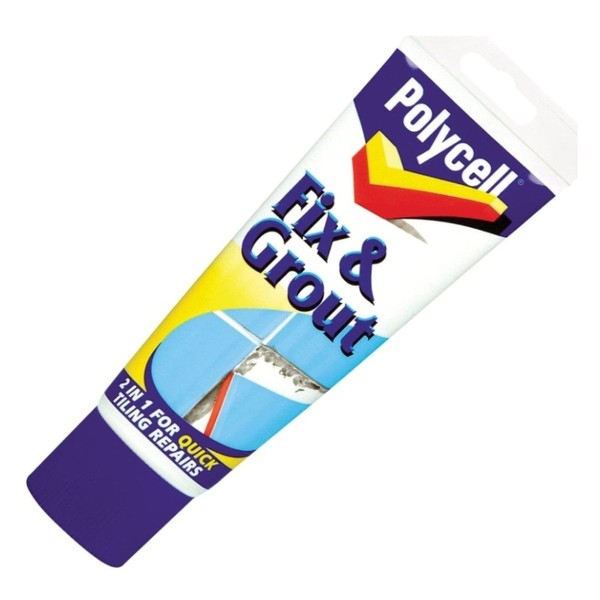 Polycell Tile Fix & Grout Tube 330g, White