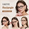 LKEYE Reading Glasses Women Men Anti Glare Blue Light Blocking