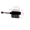TOVINANNA 2pcs Steel Eyebrow Brush and Eyelash Comb Grooming Tool