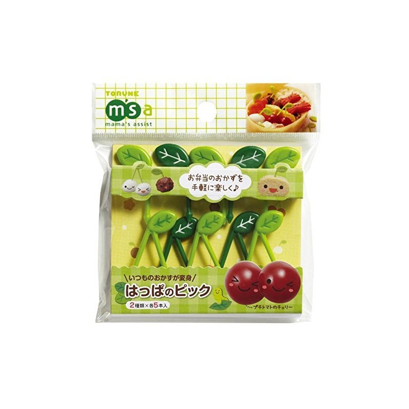 Torune Food Picks Bento Lunch Accessories Leaf Series (Leaf 1)