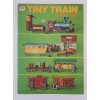 Whitman Vintage Tiny Press Out Train Punch Out Book Paper