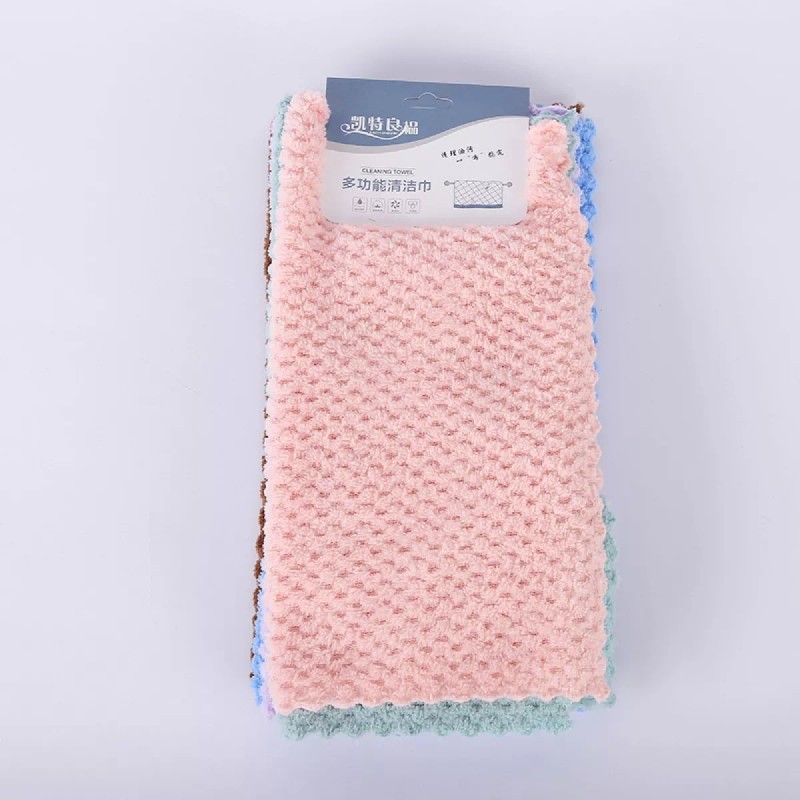 BOSSCO 3 Paño Limpiador Microfibra Multiusos Toalla Absorbente