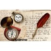 KHUMYAYAD Brass Pocket Compass Handmade Full Function Antique Nautical Compass