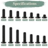 GOHODOMINO M5 x 18 mm Pack of 20 Flat Head