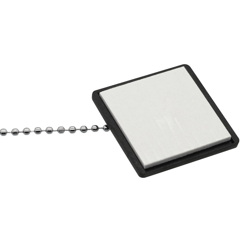 Merangue Compact Security Desktop Pen, 24" Metal Chain, Black