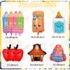 10 Pcs Back to School Balloons with Pencil, Bag, Crayon
