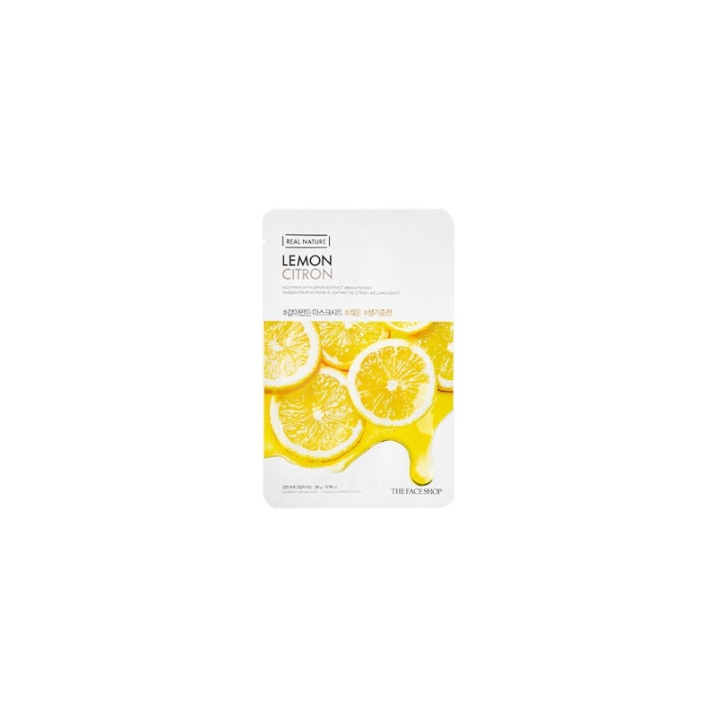 The Face Shop Ground Lemon Mask Sheets 10 Sheets /