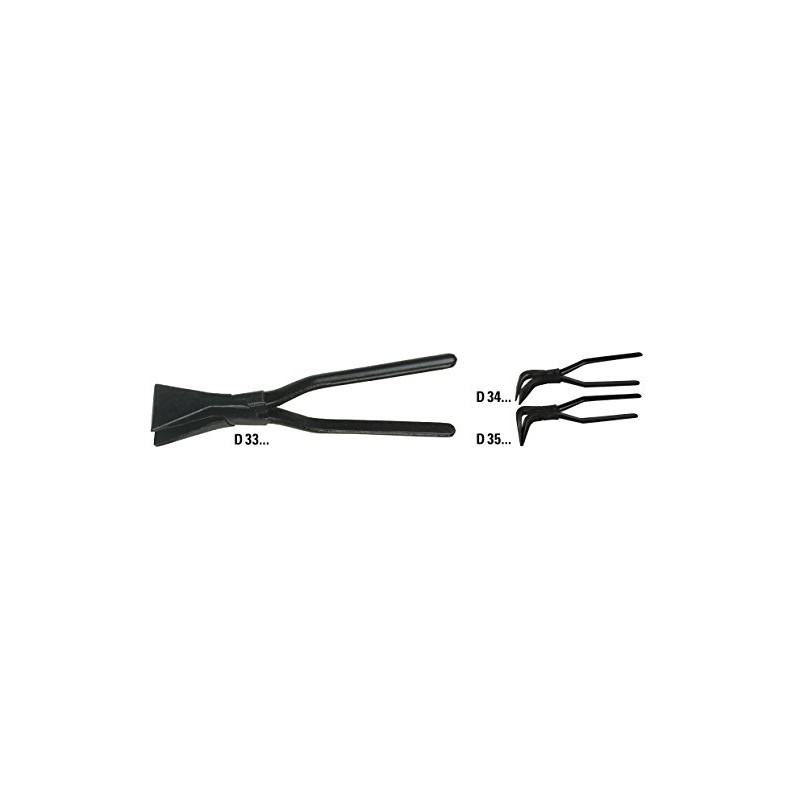 Bessey D341-40 45 Degree Curved Seaming Pliers, Black, 40 mm
