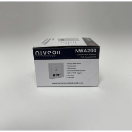 Niveo NWA200 300N In Wall Wireless Poe Access Point RJ11 RJ45 SSID to VLAN NIB