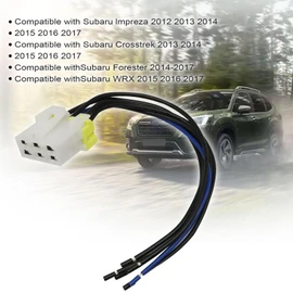 Wyrxalon Manual Heater/AC HVAC control replacement wire pigtail 655-58785 Compatible with Subaru Crosstrek Impreza 2012-2016 72311fj050 72311SG010 72311SG300 72311FJ500