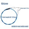 YRHHBYH 50'' Throttle Cable for Mini Bike Predator 212 79cc