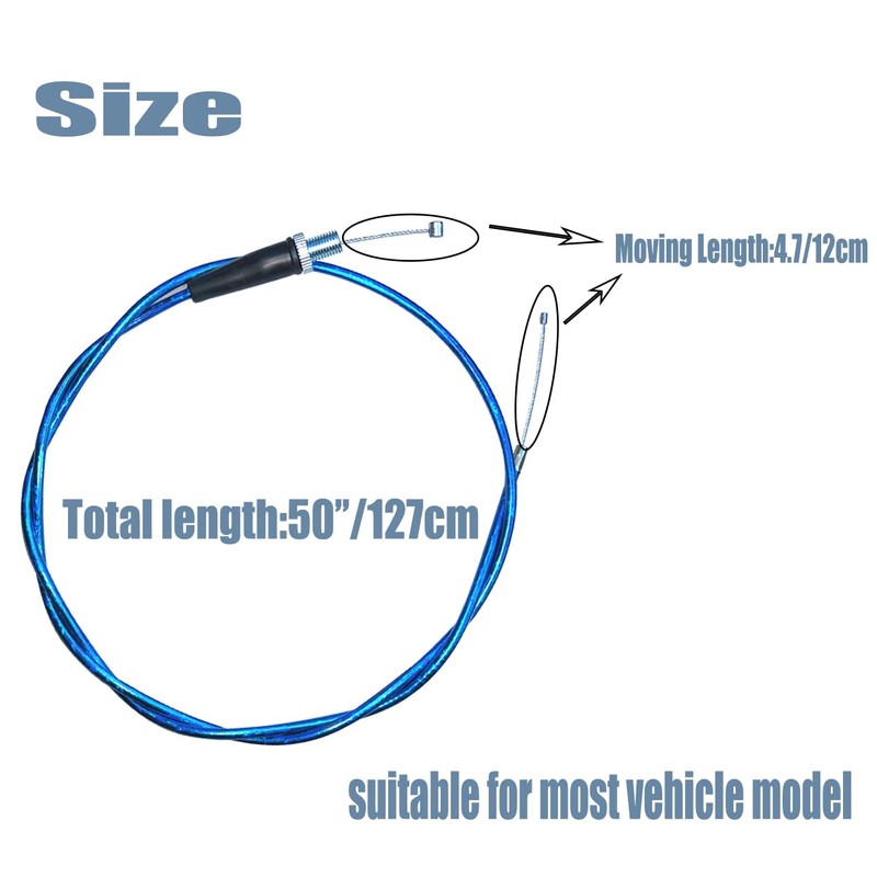YRHHBYH 50'' Throttle Cable for Mini Bike Predator 212 79cc