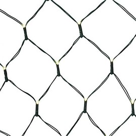 StayBright 6-ft x 4-ft Constant White LED Micro Plug-in Christmas Net Lights