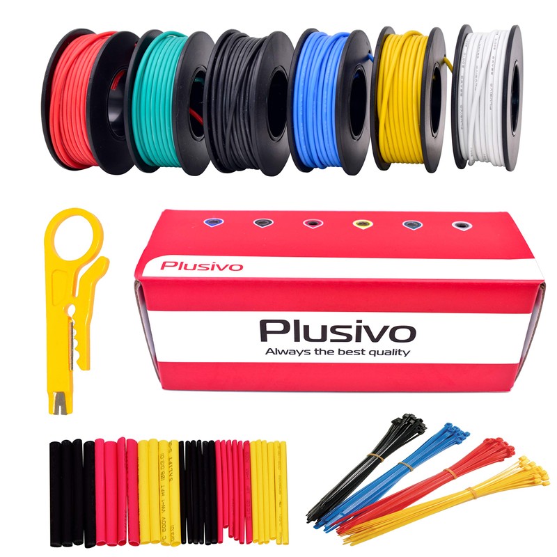 22AWG Silicone Hook Up Wire (OD: 1.7 mm) - 22