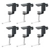 MAHIONG 6 Pcs Quick Grip C Clamp, Desk Table Mount