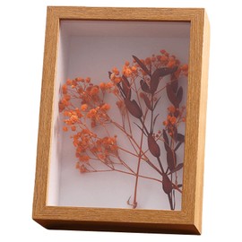 Deep Box Frames Shadow Box - 4X6 Picture Frames for Crafts 3D Deep Picture Frame Wood Display Case 5 CM Depth for Flowers (Wood429,Depth 5CM)