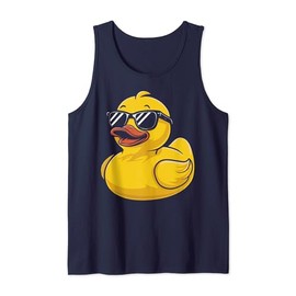 Cool Duckie Sunglasses Duckling Funny Ducky Rubber Duck Tank Top
