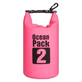 AWE THE OCEAN PACK Waterproof & Dustproof Bag, Dry Bag, Drum Shape, New Material, IPX6, Shoulder Included, Lightweight, Foldable, For Beaches, Fishing, Camping, Mountain Climbing, Pools, Disaster