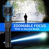 ESGOFO Rechargeable Flashlights High Lumens 10000 Long Distance, Super Bright