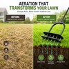 Manual Lawn Aerator for Soil Care – 15-Spike Adjustable Yard