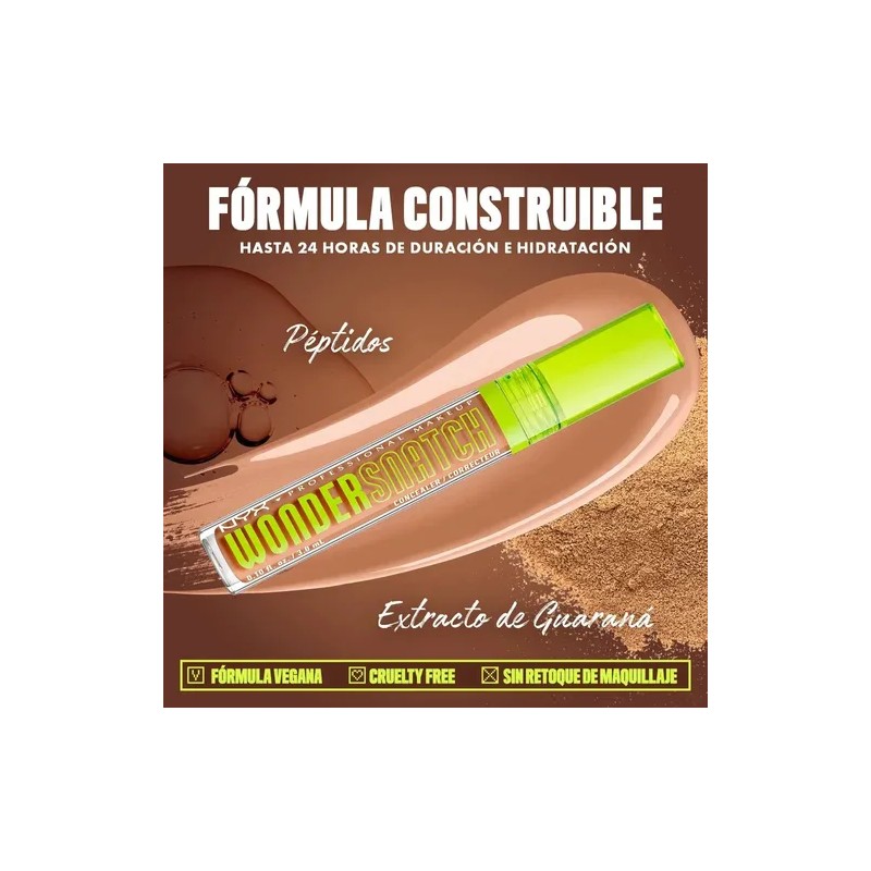 NYX PMU Wonder Snatch, Corrector Líquido para Rostro, 3 ml