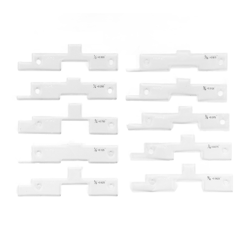10PCS Router Table Set Up Bars Transparent Acrylic High Accuracy