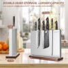 DAJOUJS Magnetic Knife Holder, Stainless Steel Magnetic Knife Block without