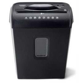 Aurora AU608MB High-Security 6-Sheet Micro-Cut Paper Credit Card Shredder with 3.5-Gallon Wastebasket, 4-Minute Continuous Running Time, Security Level P-4