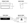 Architectural Mailboxes Venice™, Wall-Mounted Mailbox for Outside, Metal Stainless Steel