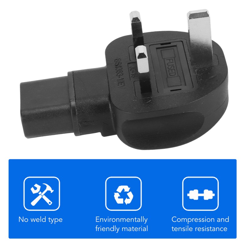 2Pcs to IEC320 C13 Power Adapter Power Cord Adapter Connector