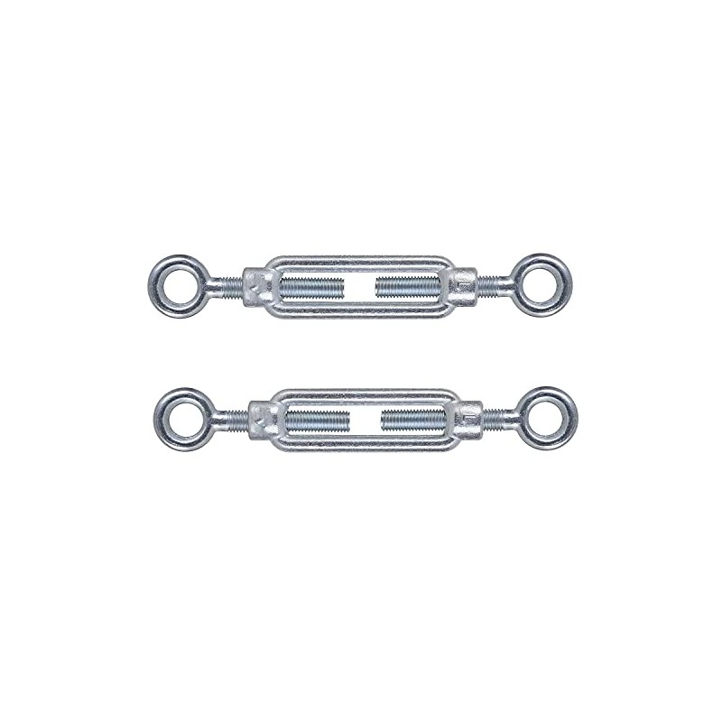 M8 x 110mm Eye & Eye Steel Turnbuckles Wire Tensioner
