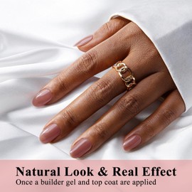 SXVME Gel Nail Tips Short Oval Press on Nails Soft Gel Nails Tips 300Pcs Pre Colored Natrual Mauve Tips Press ons Soak Off Acrylic Fake Nails Extensions DIY