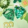 Maca Bates 2 Pack St Patricks Day Dog Irish Clover