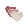 VERTBAUDET Pack of 3 Baby Bibs/Bandanas Pink