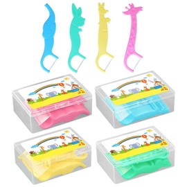 GDFHBD 160 Small Animal Floss, Floss Sticks, Tooth Gap Cleaning, Cute Floss Sticks, Children'S Floss Sticks, Animal-Shaped Floss.