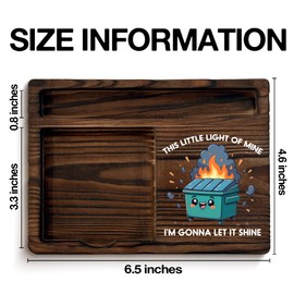 Funny Dumpster Fire Desk Accessories Office Decor Humor Office Gifts for Coworkers Colleagues Employees This Little Light of Mine Sticky Note Holder