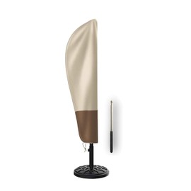 Parasol Cover, Waterproof, Large, Approx. 6.9 ft (3 m), Furniture Cover, Hanging Parasol Furniture Cover, Garden Parasol, Garden Furniture, Garden Parasol Cover, Beach Parasol Cover, Oxford 420D,