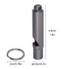 Emergency Whistle, 120db Waterproof Titanium Whistle With Key Ring Attachment