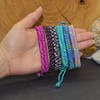 FROG SAC 6 Paracord Bracelets for Girls, Woven Parachute Cord